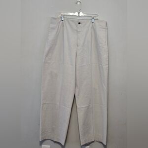 J. Peterman Lightweight Denim Wide Leg High Rise Size 20 Light Gray